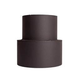 Reductie fum 120–160 mm din otel 1,5 mm pentru soba si cos