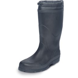 Cizme de gradina FROSTWELL PVC negre, marimea 41, cu manseta