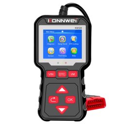 Tester diagnoza OBD2 Konnwei KW320 cu ecran color, citire/stergere erori
