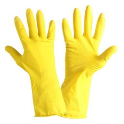 Manusi menaj din latex marimea 10 (XL), interior plusat si aderenta buna