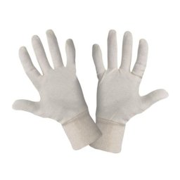Manusi din bumbac elastic marimea 10 pentru protectie si confort la lucru