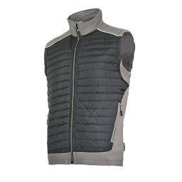 Vesta matlasata 3XL Lahti Pro cu softshell impermeabil si buzunare cu fermoar