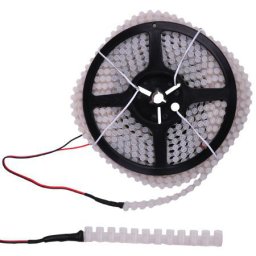 Banda LED 5m impermeabila IP65, 96 LED/m, alb rece, 12V