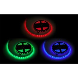 Banda LED RGB IP65 5 m Rebel, 12V, 300 LED-uri SMD 5050, 40W