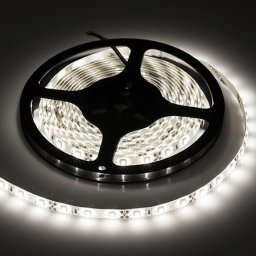Banda LED Rebel 5 m, 5050, IP65, alb neutru 4000K, 12V, 60 LED/m