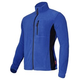 Jacheta polar albastra marimea 3XL, 290 g/m², cu 3 buzunare cu fermoar