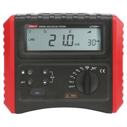 Tester RCD digital Uni-T UT586+ pentru DDR, bucla de defect si tensiune