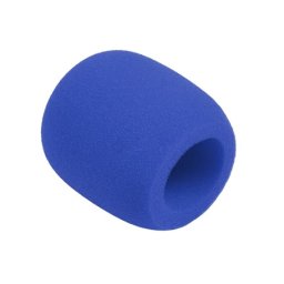 Burete microfon albastru Azusa, set 5 bucati – protectie anti-vant si pop