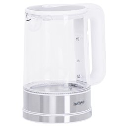 Fierbator electric din sticla Mesko 1,7L cu temperatura reglabila si mentinere cald