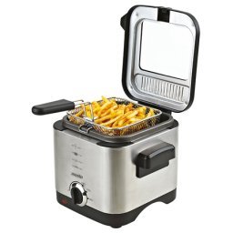 Friteuza electrica Mesko MS 4910, 900W, inox, termostat reglabil