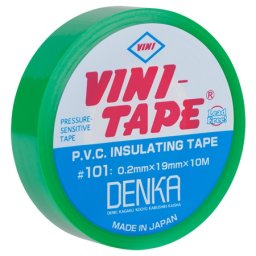 Banda izolatoare PVC Vini verde 19 mm x 10 m, grosime 0,2 mm