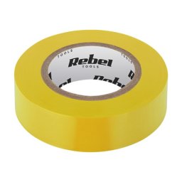 Banda izolatoare galbena Rebel 0,13 mm, 19 mm x 9,14 m pentru izolatii