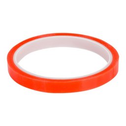 Banda dublu adeziva transparenta PET 0,2 mm, 10 mm x 5 m Rebel