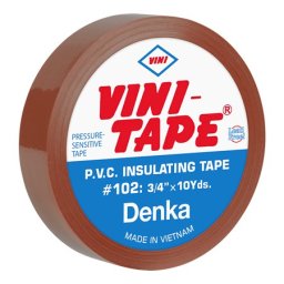 Banda izolatoare PVC maro Vini, 0,15 mm x 19 mm x 10 yds (9,14 m)
