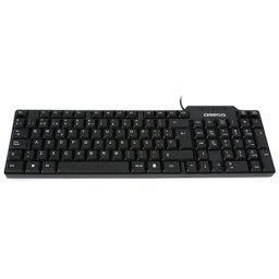 Tastatura Omega cu fir USB, compatibila PC, laptop, tableta si smartphone