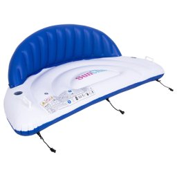 Saltea gonflabila mare cu spatar pentru piscina SunClub, 207x105 cm