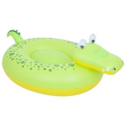 Barca gonflabila pentru copii, model crocodil SunClub, pentru piscina si mare