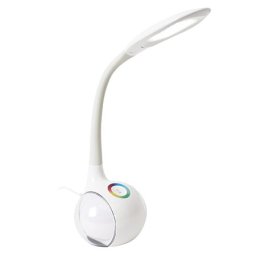 Lampa de birou LED cu lumina veghe RGB si baterie 2400 mAh, Platinet