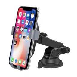 Suport telefon auto Philips cu încarcare wireless Qi 10W, prindere la ventilatie