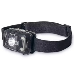 Lanterna frontala Philips IPX4 reîncarcabila, 330 lumeni, 5 moduri, 1800 mAh