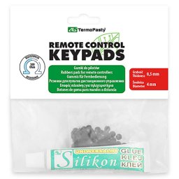 Kit membrana pentru telecomanda cu contacte conductive si adeziv siliconic