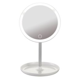 Oglinda de machiaj cu LED 4W Platinet, cu suport stabil si lumina uniforma