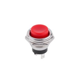 Intrerupator push ON rosu PBS26B pentru panou, tip buton (push button)