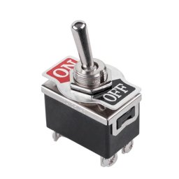 Intrerupator basculant ON/OFF KN3-201, 10A, tip toggle pentru panouri