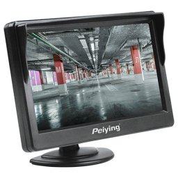 Monitor auto Peiying 5 inch TFT pentru camera marsarier, 2 intrari video