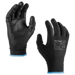 Manusi de lucru cu poliuretan, marimea 9/L, set 12 bucati Rebel