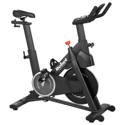 Bicicleta de spinning Rebel Active cu volanta 12 kg, afisaj LED si reglaje