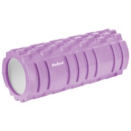 Rola de masaj din spuma EVA Rebel Active 33 cm, violet, 14 cm