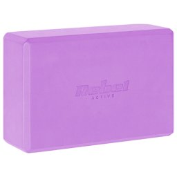 Cub yoga din spuma EVA Rebel Active, 120 g, violet – suport pentru posturi