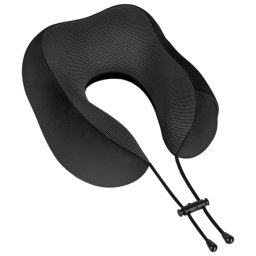 Perna de calatorie cu spuma cu memorie Rebel Active, neagra