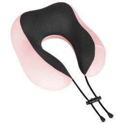 Perna de calatorie Rebel Active cu spuma cu memorie, roz, 330 g