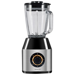 Blender Sencor 1250W cu bol din sticla 1,5L, 5 viteze si functie puls
