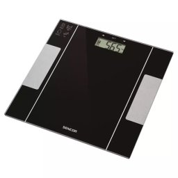 Cantar corporal fitness Sencor cu analiza BIA, IMC/BMR si ecran LCD mare