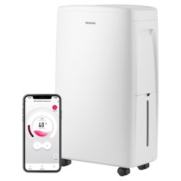 Dezumidificator smart Sencor 10 l/zi cu Wi‑Fi, 5 moduri, 18–35 m²