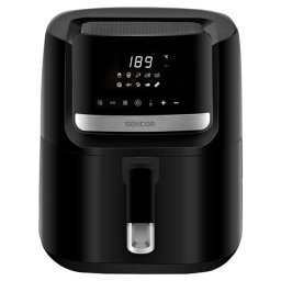 Friteuza cu aer cald Sencor Airfryer digitala 6,5L, 1600W, neagra