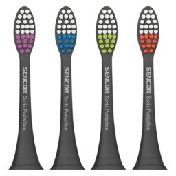 Set 4 rezerve capete pentru periuta de dinti sonica Sencor Sonic Protect