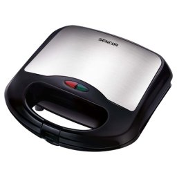 Sandwich maker Sencor 700W din inox, placi antiaderente, 2 sandwich-uri