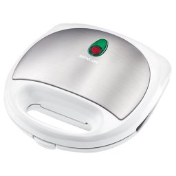 Sandwich maker Sencor 700W din inox, 4 sandvisuri triunghiulare, antiaderent