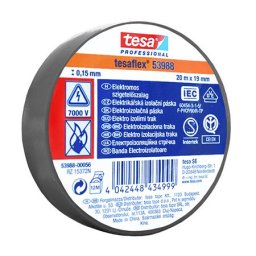 Banda izolatoare Tesa Tesaflex gri 20 m x 19 mm, set 10 role