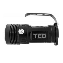 Lanterna LED TED Electric din aluminiu, 4 acumulatori 18650, IP65