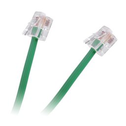 Cablu extensie telefonic verde 2 m pentru prelungire conexiune