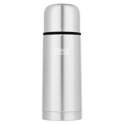 Termos din inox Teesa 350 ml, argintiu, compact pentru bauturi calde si reci