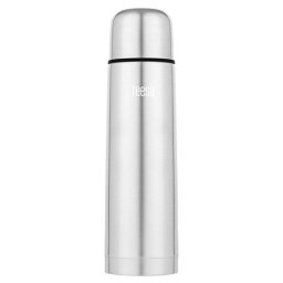Termos Teesa din inox argintiu, 750 ml, capac etans pentru bauturi calde/reci