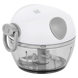 Mini tocator manual Teesa 180 ml, cu lame inox si recipient fara BPA
