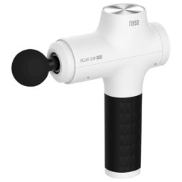 Pistol de masaj Teesa Relax Gun MG60 alb, 6 viteze, 8 capete