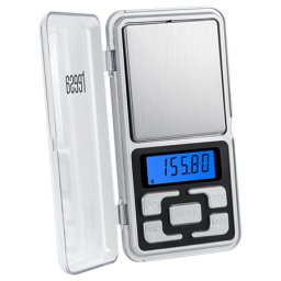 Cantar pentru bijuterii Teesa 200 g, precizie 0,01 g, LCD iluminat